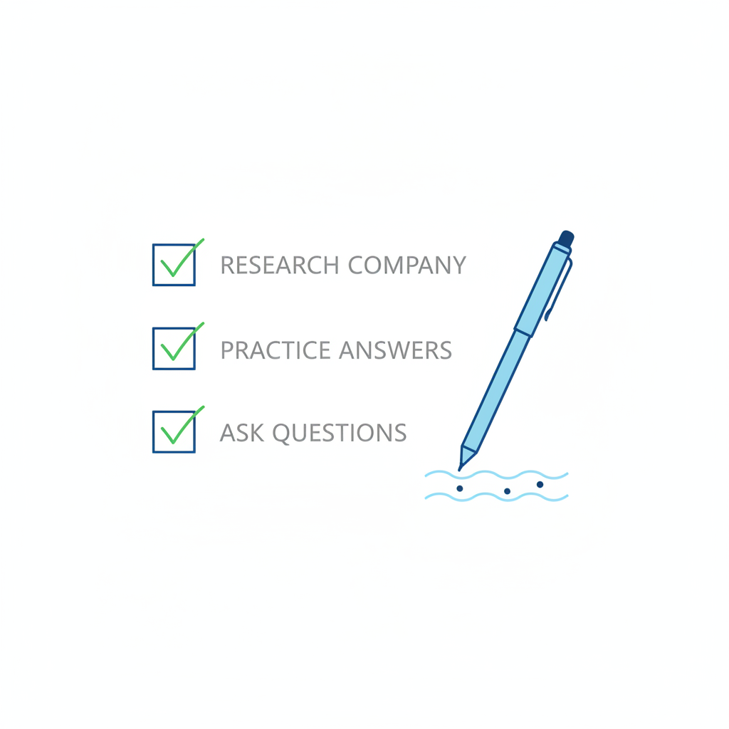 Interview preparation service icon